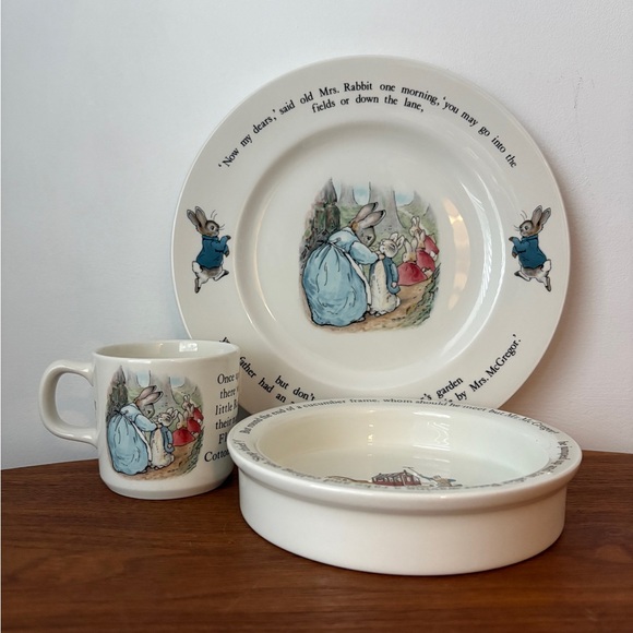 Whimsical Rabbit Dinnerware Set - Cream - Picture 9 of 12